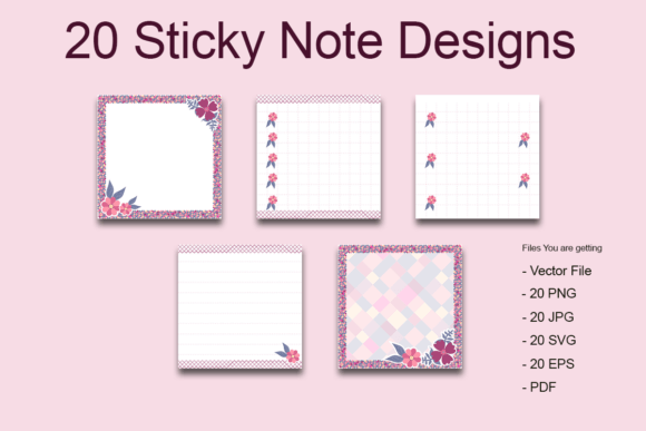 20 Sticky Note Designs: A Practical Review for Embroidery Projects