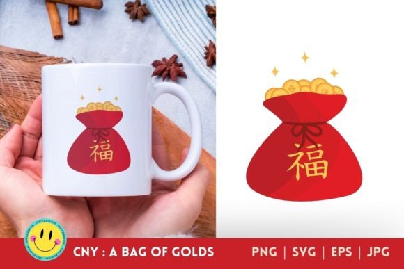 A Bag of Golds Illustration: A Graphic Design Asset for Polished Publishing
