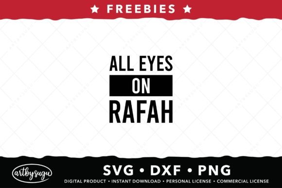 All Eyes on Rafah SVG Freebies: A Brand Designer’s Take