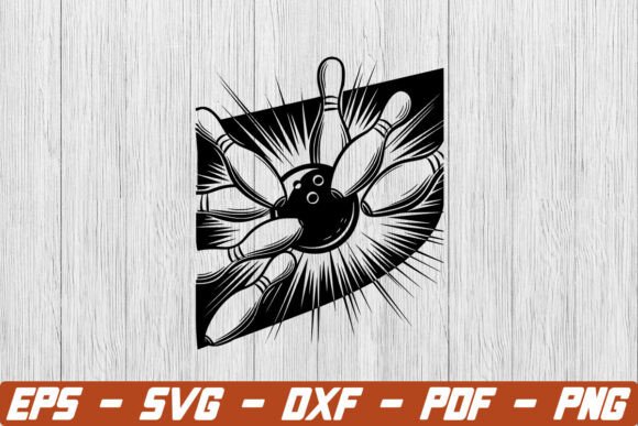 Bowling SVG, Ball & PNG for Crafts and Graphics