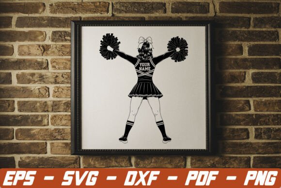 Cheerleader SVG for Crafts and Graphics: A Designer’s Perspective
