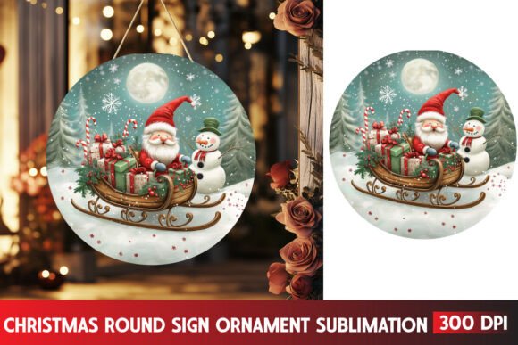 Christmas Ornament Sign PNG: A Stylish Freebie for Handmade Holiday Graphics