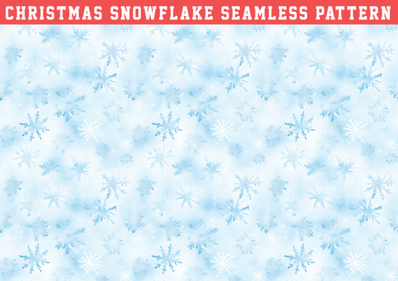 Christmas Snowflake Seamless: A Festive Graphic Freebie for Small Business Branding
