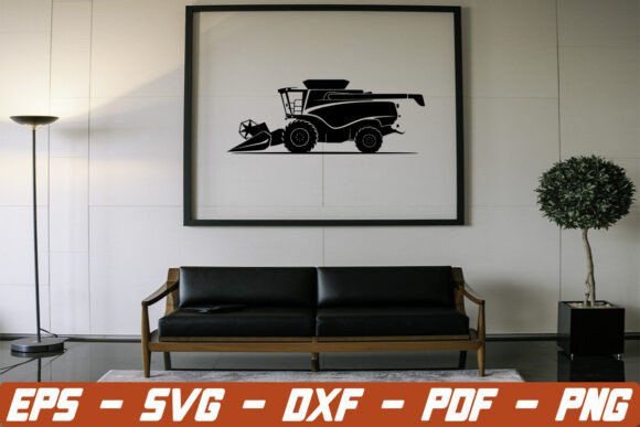 Combine Harvester SVG: A Practical Graphic Design Asset for Crafts and Commercial Use