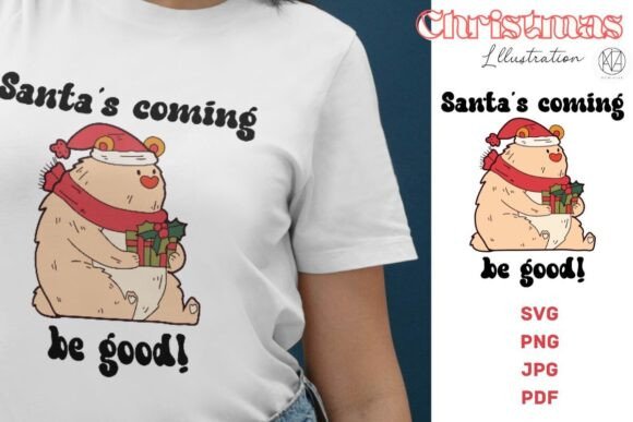 🎄 Cute Christmas Festival Shirt Pattern: A Versatile Graphic for Handmade Projects