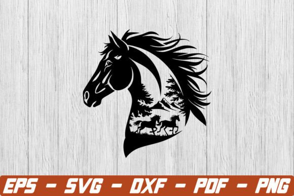 Horse Head SVG: A Versatile Graphic Design Asset for Creative Publishers