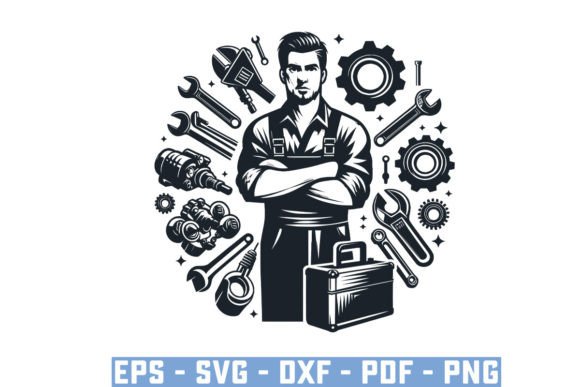Mechanic Tools Cut Files for Silhouette: A Graphic Design Asset Every Crafter Needs