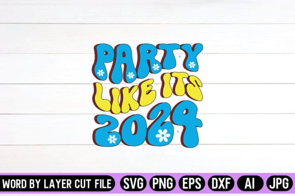 Party Like It's 2024 Retro Design Review for Crafts and Graphics