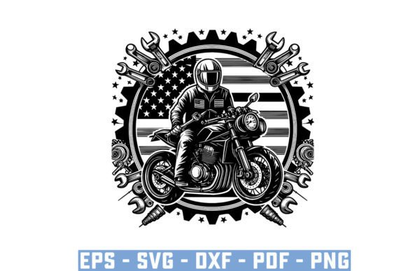 Vintage Moto Mechanic SVG Vector Files: A Graphic Designer’s Perspective