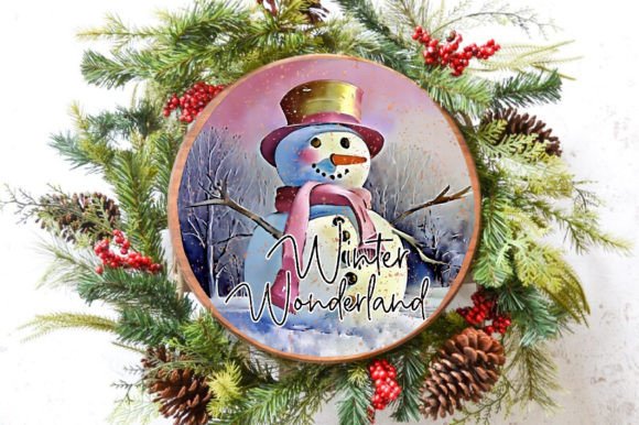 Winter Wonderland Snowman Round Sublimat Review for Real Projects